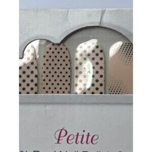 NWT Color Street "Save me a Spot" Pink Polka Dot Nail Strips Petite